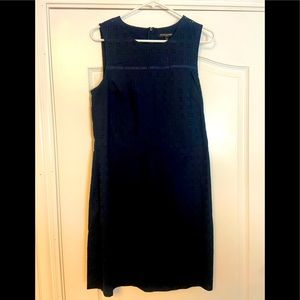 Banana Republic Navy Eyelet Dress